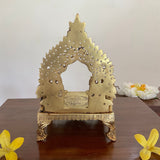 8” Sinhasan For Idols And Pooja - Crafts N Chisel - Indian Home Decor USA