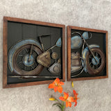 Vintage Bike Wall Decor - Crafts N Chisel - Indian Home Decor USA