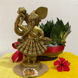 Lord Shrinathji Brass Idol - Crafts N Chisel - Indian Home Decor USA