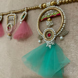 Bandhanwar With Lotus Hanging (Set of 6) Festive Decoration Wall Hanging - Crafts N Chisel - Indian Home Decor USA