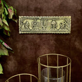 Shanku Chakra Namah with Hanumanji And Garuda - Divine Wall Hanging - Crafts N Chisel - Indian Home Decor USA