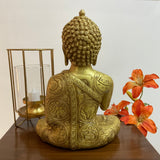 12 Lord Buddha Idol - Brass Decorative Statue - Crafts N Chisel - Indian Home Decor USA