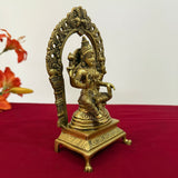 Lakshmi Ganesh Brass Idol - Decorative Home Decor - Crafts N Chisel - Indian Home Decor USA