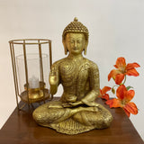12 Lord Buddha Idol - Brass Decorative Statue - Crafts N Chisel - Indian Home Decor USA