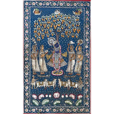 5 Feet Shrinathji Pichwai Painting - Handpainted Wall Decor - Crafts N Chisel - Indian Home Decor USA