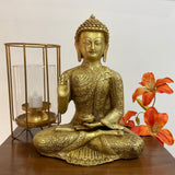 12 Lord Buddha Idol - Brass Decorative Statue - Crafts N Chisel - Indian Home Decor USA