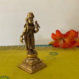 Andal Brass Idol - Hindu God Statue For Home - Crafts N Chisel - Indian Home Decor USA