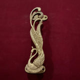Brass Peacock Door Handle (Set of 2) - Home Decor - Crafts N Chisel - Indian Home Decor USA