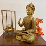 12 Lord Buddha Idol - Brass Decorative Statue - Crafts N Chisel - Indian Home Decor USA