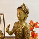 12 Lord Buddha Idol - Brass Decorative Statue - Crafts N Chisel - Indian Home Decor USA