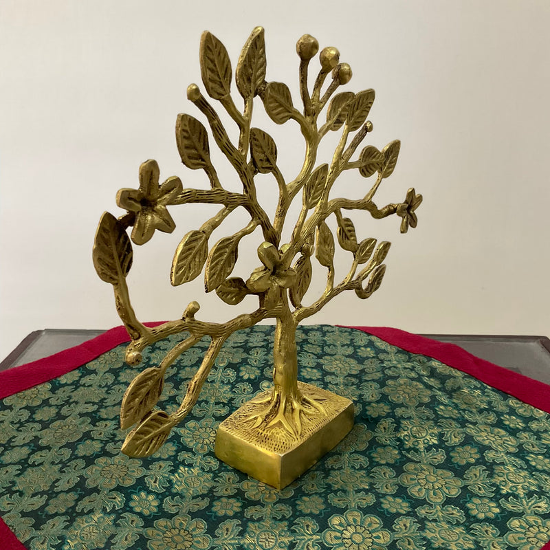 Radha Krishna Idol With Tree Pooja Murti, Home Decor - Crafts N Chisel - Indian Home Decor USA