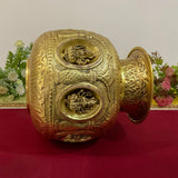 Ashtalakshmi Brass Kalash For Pooja - Lightweight home decor - Crafts N Chisel - Indian Home Decor USA