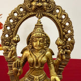 Lakshmi Ganesh Brass Idol - Decorative Home Decor - Crafts N Chisel - Indian Home Decor USA