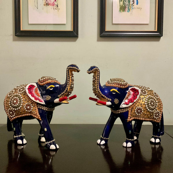 Handmade Metallic Elephant | Home & Table Decor | Crafts N Chisel