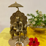 Sai Baba Decorative Brass Idol and Statue Home Decor - Crafts N Chisel - Indian Home Decor USA