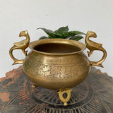Decorative Brass Planter - Crafts N Chisel - Indian Home Decor USA