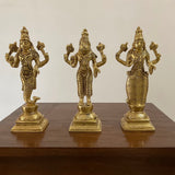 6 Inches Lord Vishnu Dashavatar Brass Idols - Decorative Home Decor - Crafts N Chisel - Indian Home Decor USA