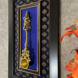 Lord Krishna Spoon Wall Decor - Divine Wall Hanging - Crafts N Chisel - Indian Home Decor USA