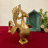 Annapakshi Brass Dhoop Dani With Handle, Incense Holder - Crafts N Chisel - Indian Home Decor USA