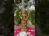 Lord Balaji Brass Idol -  Tirupati Statue - Decorative Murti Home Decor