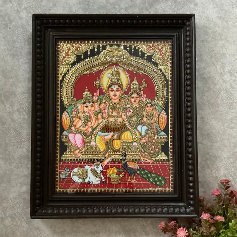 Handmade indian painting tanjore art wall hanging 