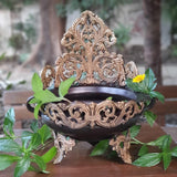 11” Decorative Brass Urli - Copper Finish-Crafts N Chisel-Indian Handicrafts Online USA