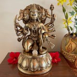 12.5” Lord Hanuman Punchmukhi Idol - Decorative Home Decor - Crafts N Chisel - Indian Home Decor USA