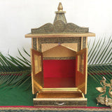 17” Wooden Temple (Mandir)-Crafts N Chisel - Indian handicrafts home decor USA