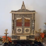 14” Wooden Temple (Mandir) - Crafts N Chisel - Indian home decor - Online USA