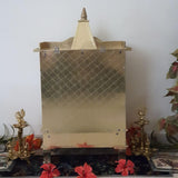 14” Wooden Temple (Mandir) - Crafts N Chisel - Indian home decor - Online USA