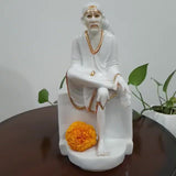 Sai Baba Decorative  Marble Dust Idol and Statue