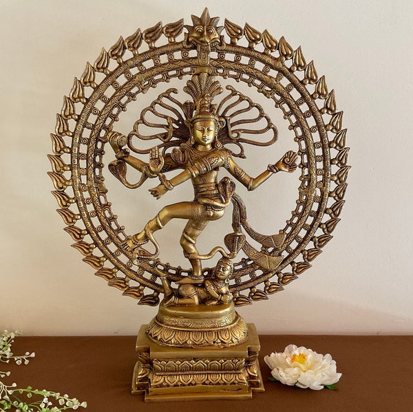 27” Dancing Lord Natraj Idol - Decorative Statue - Crafts N Chisel - Indian Home Decor USA