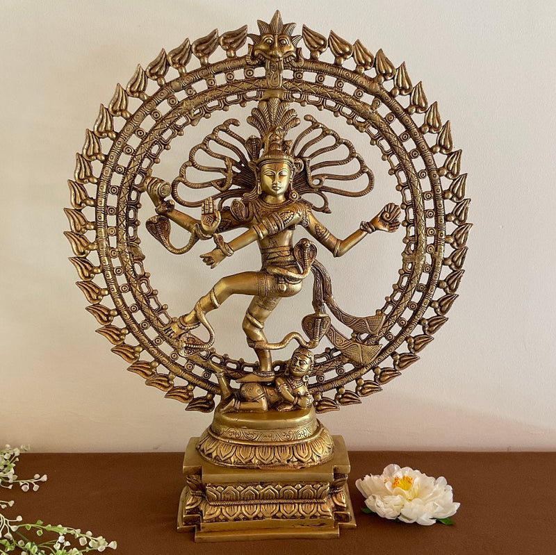 27” Dancing Lord Natraj Idol - Decorative Statue - Crafts N Chisel - Indian Home Decor USA