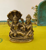 4” God Brass Idols (Set of 5) - Pooja Murti Statue - Housewarming Gift - Crafts N Chisel - Indian Home Decor USA