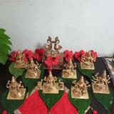 Ashtalakshmi Brass Idol - Decorative Figurine - Crafts N Chisel