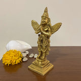 6” Garuda Brass Idol - Decorative Figurine - Crafts N Chisel - Indian Home Decor USA