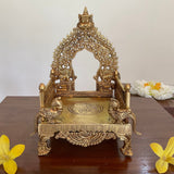 8” Sinhasan For Idols And Pooja - Crafts N Chisel - Indian Home Decor USA