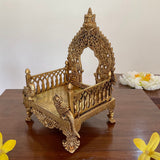 8” Sinhasan For Idols And Pooja - Crafts N Chisel - Indian Home Decor USA