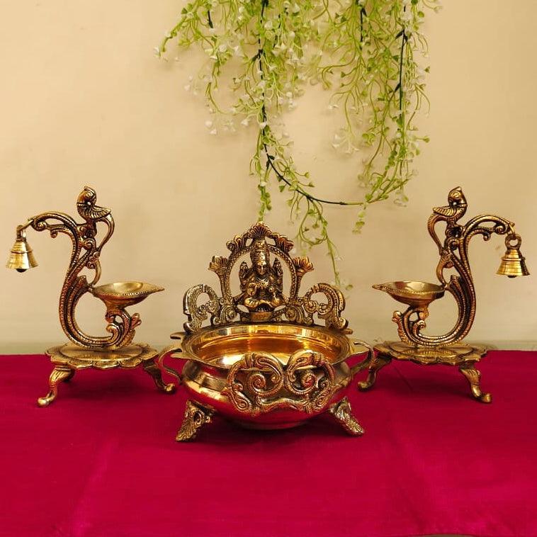 Decorative Brass Urli | Indian Handicrafts Home Decor |Crafts N Chisel