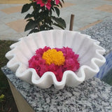 Decorative Marble Urli Bowl - Flower Home Decor - Crafts N Chisel - Indian Home Decor USA