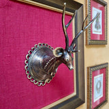 Dhokra Deer & Jewelry Painting - Fusion Wall Decor-Crafts N Chisel-Indian Handicrafts Online USA