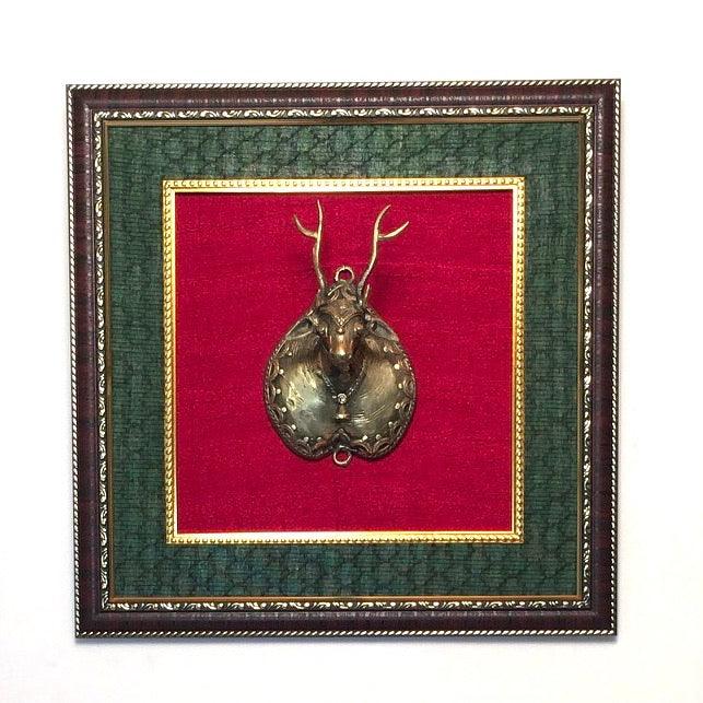 Dhokra Deer Wall Decor - Crafts N Chisel - Indian home decor - Online USA