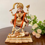 Goddess Kali Ma Marble Dust & Resin Idol - Hindu God Statue - Decorative Murti - Crafts N Chisel - Indian Home Decor USA