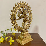 Handcrafted 13” Dancing Lord Natraj Idol - Decorative Figurine - Crafts N Chisel - Indian Home Decor USA