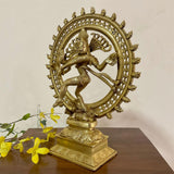 Handcrafted 13” Dancing Lord Natraj Idol - Decorative Figurine - Crafts N Chisel - Indian Home Decor USA