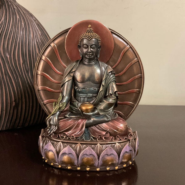 Lord Buddha Statue - Bonded Bronze Idol - Crafts N Chisel - Indian Home Decor USA