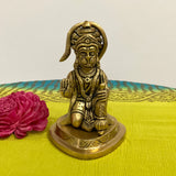 4 Inches Lord Hanuman Statue Idol - Decorative Home Decor - Crafts N Chisel - Indian Home Decor USA