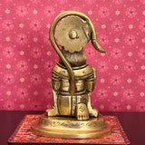 4 Inches Lord Hanuman Statue Idol - Decorative Home Decor - Crafts N Chisel - Indian Home Decor USA