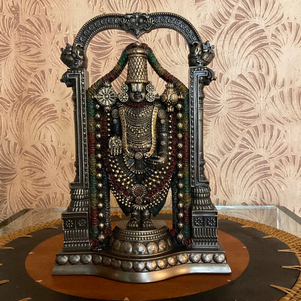 Handcrafted Balaji Statue Bonded Bronze Idol - Decorative Murti - Crafts N Chisel - Indian Home Decor USA