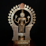 22 inches Lord Balaji Brass Idol - Tirupati Statue - Decorative Murti Home Decor - Crafts N Chisel - Indian Home Decor USA
